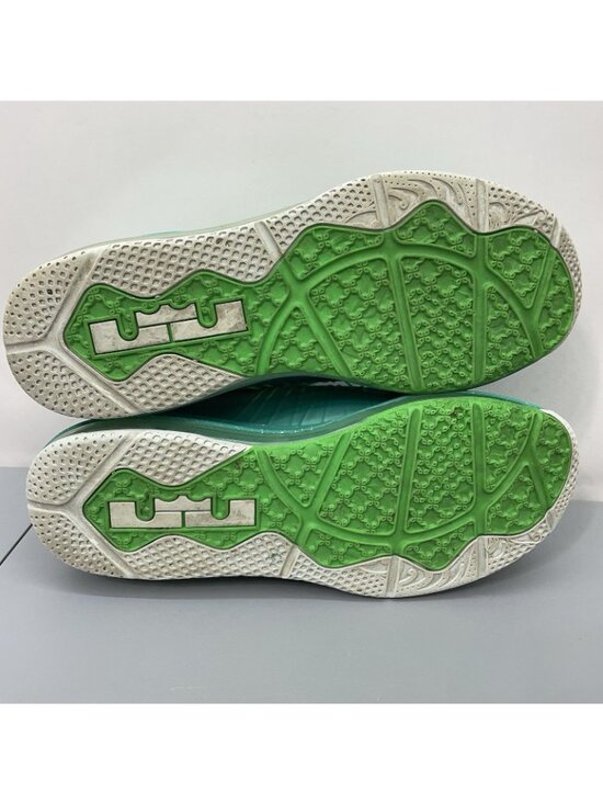 Nike Air Max LeBron 10 Low Easter Sneakers Shoes Basketball Green Mens 11.5 main image 10